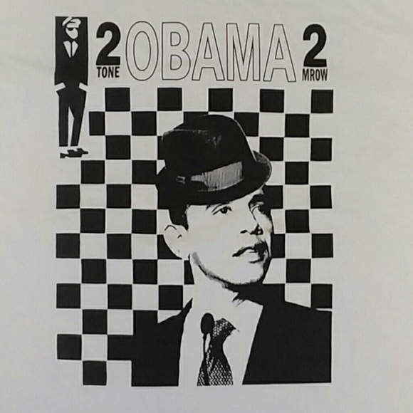 Vintage Other - Rare Vintage Obama 2 tone Ska graphic tshirt L